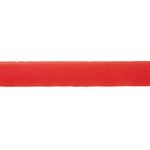 Chiffon ribbon with wire red width 25 mm - 1