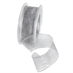Chiffon ribbon with wire width 40 mm - 0