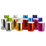 Metallic ribbon, shiny, width 10 mm, silver - 1