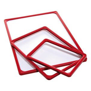 Sign frame A3 red