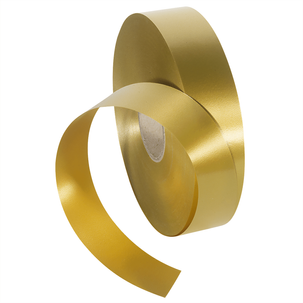 Cinta de poliéster, anchura 31 mm, color dorado