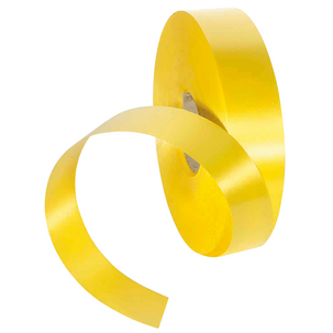 Cinta de poliéster, anchura de 31 mm, amarilla