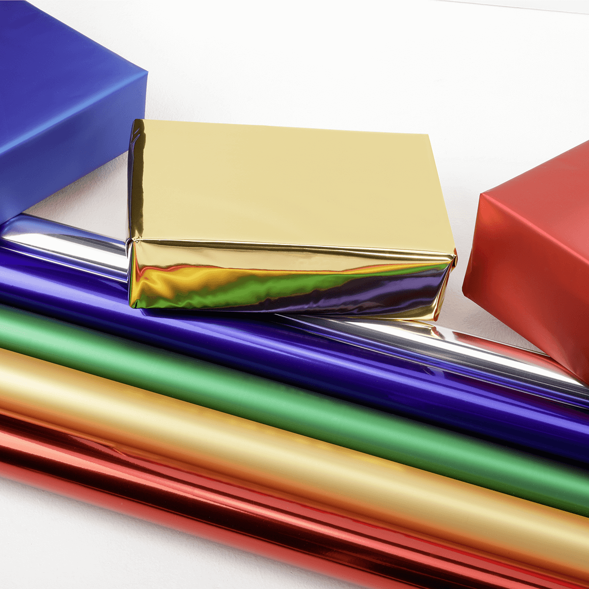 Lumifol metallic foil matt 10 m, red - 3 Lumifol metallic foil matt 10 m, red - 3