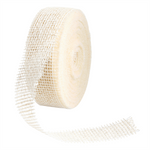 Ruban de jute, crème, larg. 40 mm - 0