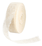 Jute ribbon, cream, width 40 mm - 0