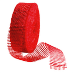 Juteband, 40 mm, 20 m, rot - 0