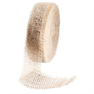 Ruban de jute, nature, larg. 40 mm
