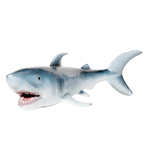 Requin déco 135 cm, argent-gris - 0