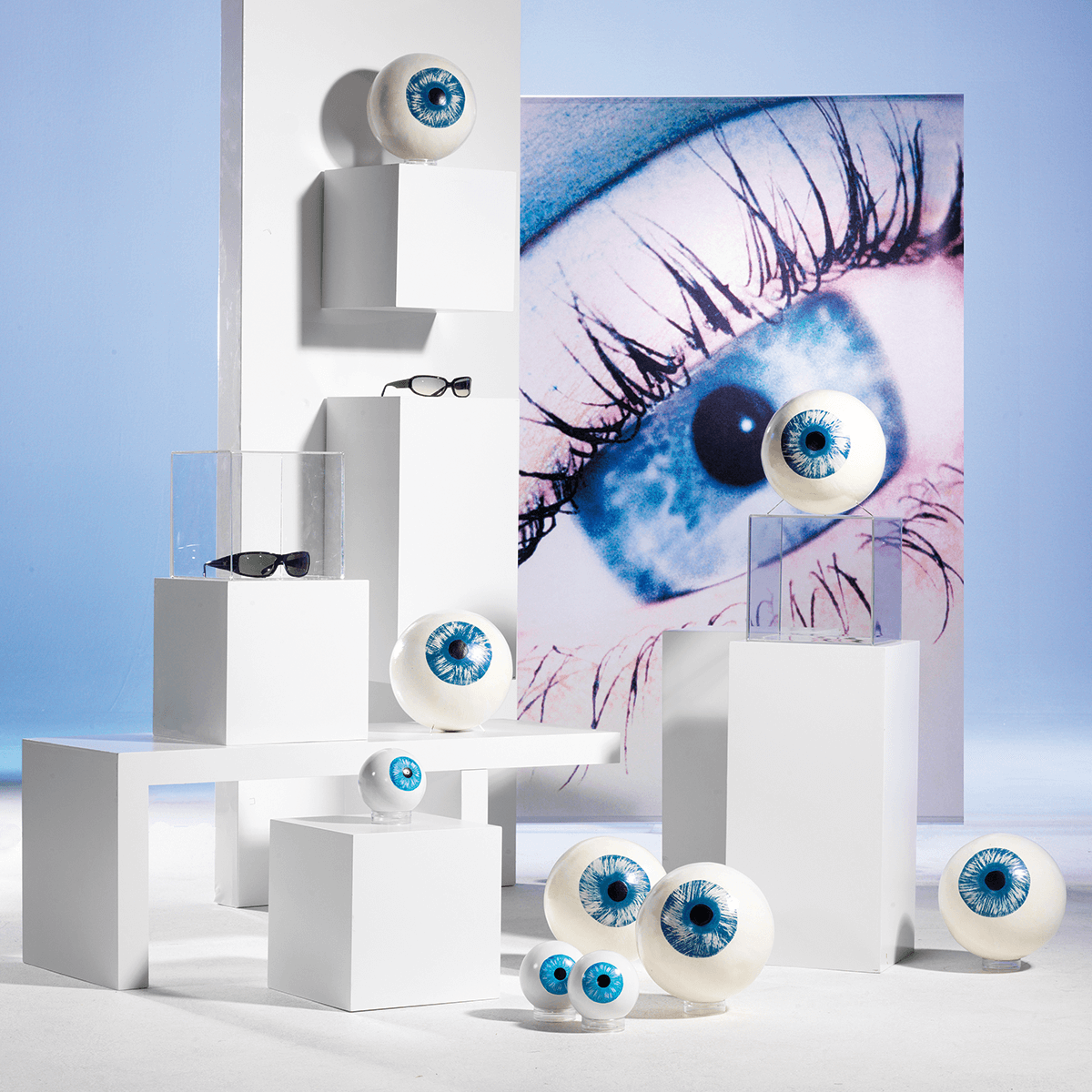 Decorative eyes Ø 10 cm, 2 pcs - 4 Decorative eyes Ø 10 cm, 2 pcs - 4