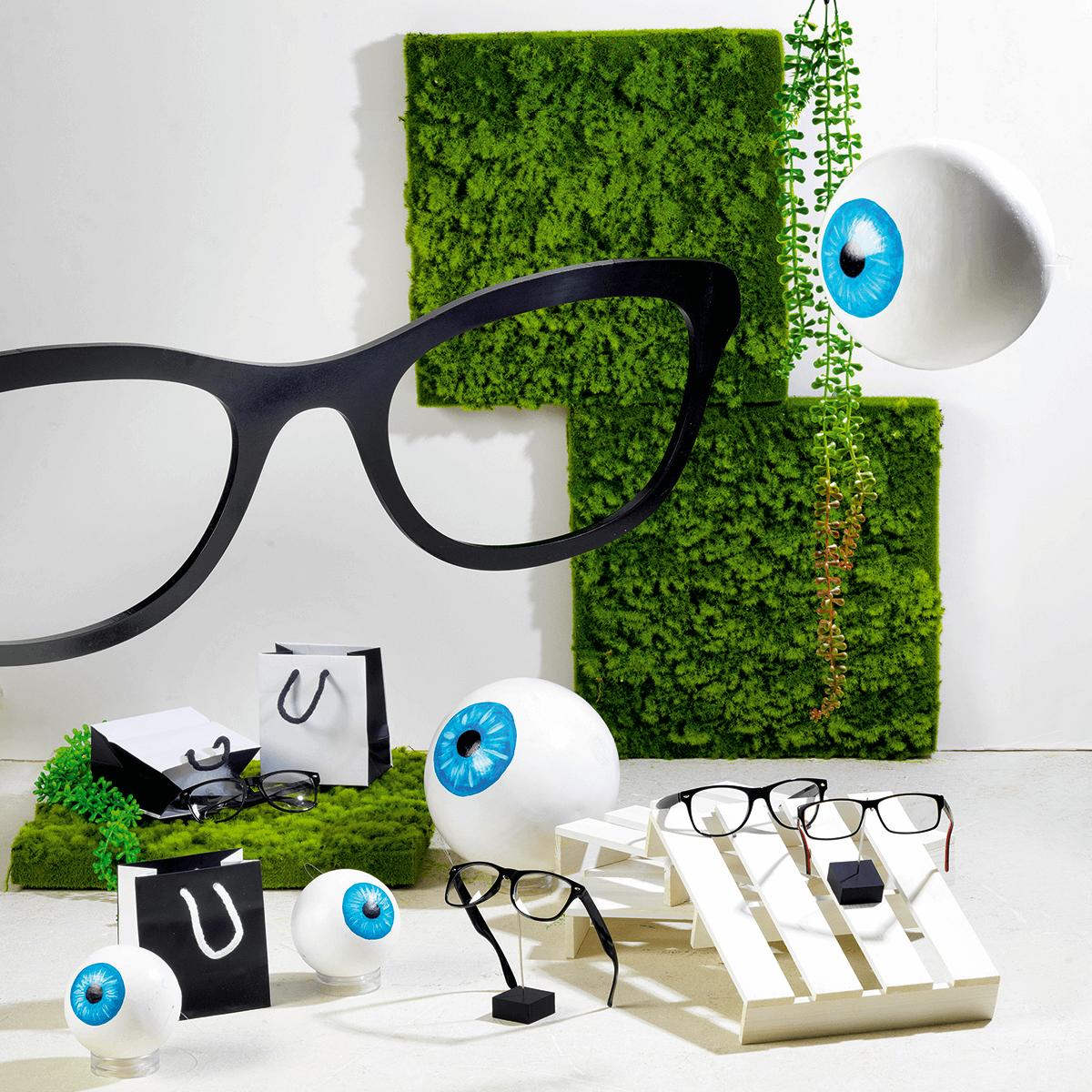 Decorative eyes Ø 10 cm, 2 pcs - 3 Decorative eyes Ø 10 cm, 2 pcs - 3