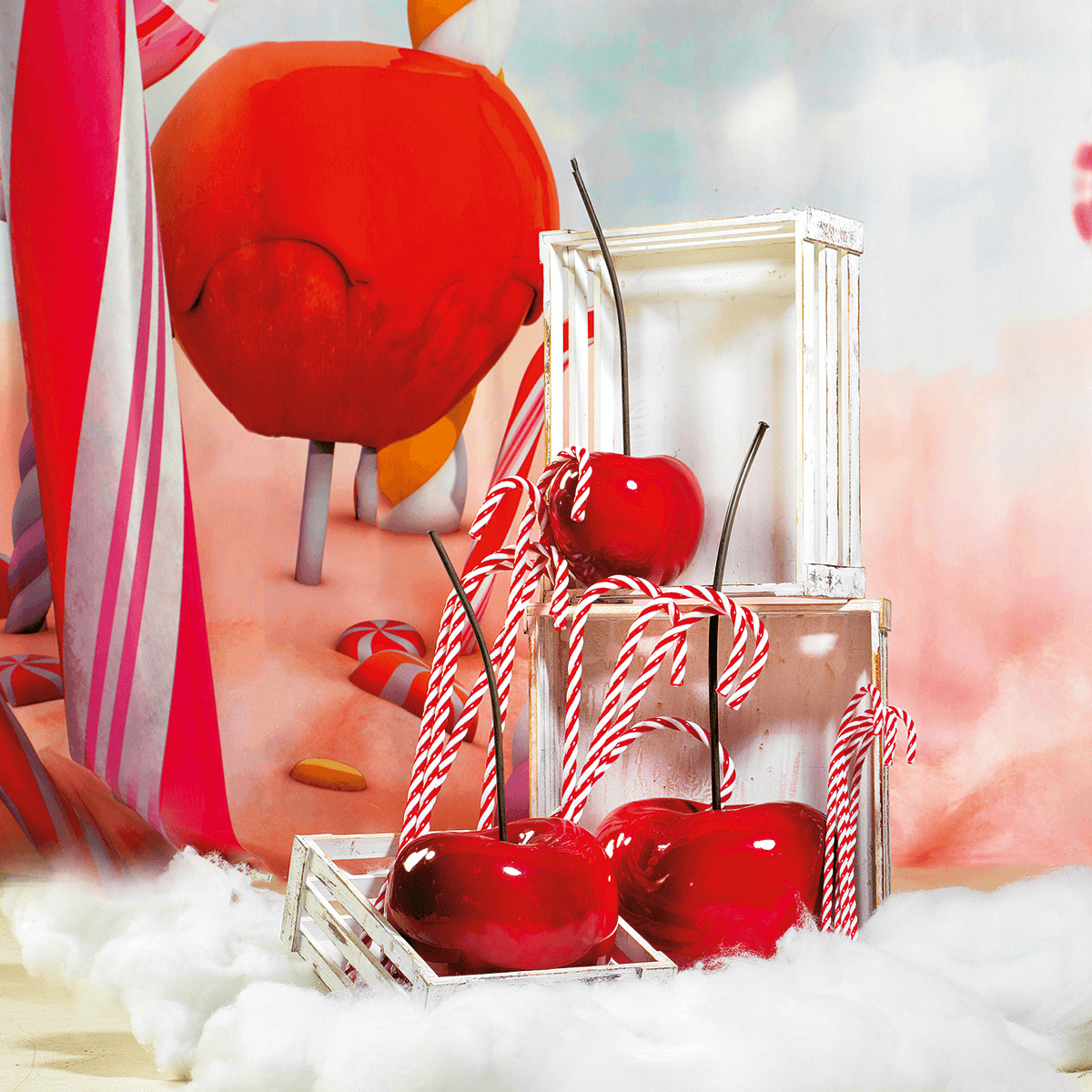 Conjunto de cajas de madera, color blanco - 13 Conjunto de cajas de madera, color blanco - 13