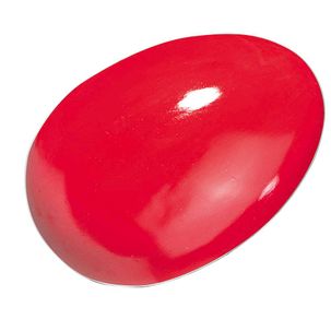 Œuf de Pâques déco rouge, long. 75 cm