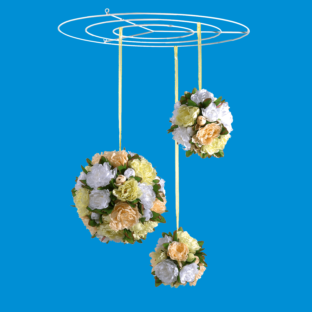 Giant ceiling grill ring white, Ø 200 cm - 2 Giant ceiling grill ring white, Ø 200 cm - 2