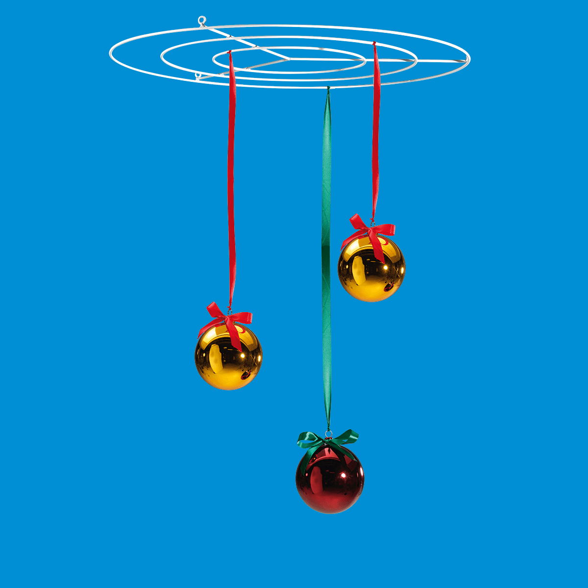 Giant ceiling grill ring white, Ø 200 cm - 3 Giant ceiling grill ring white, Ø 200 cm - 3