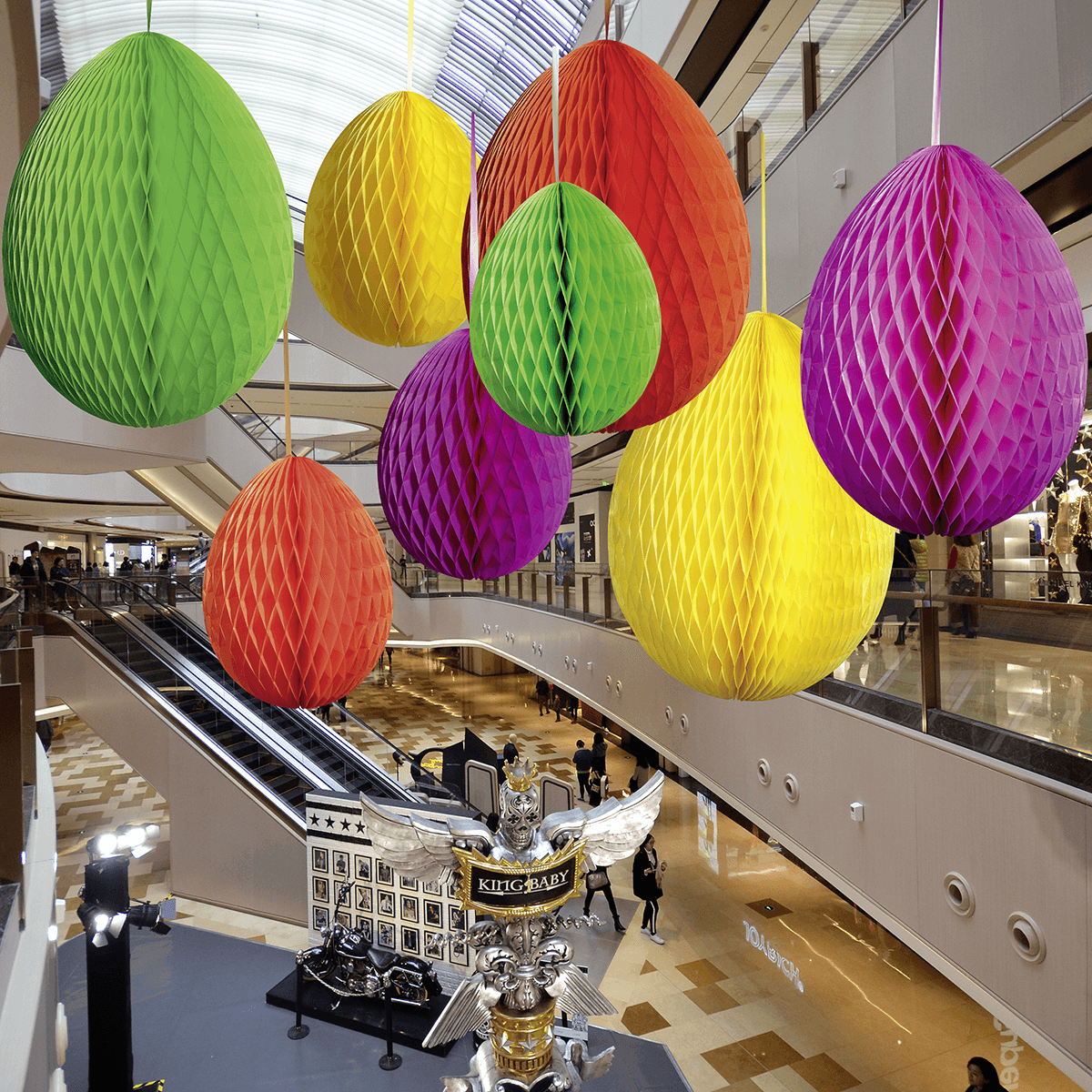 Oeuf déco, 80 cm  - 3