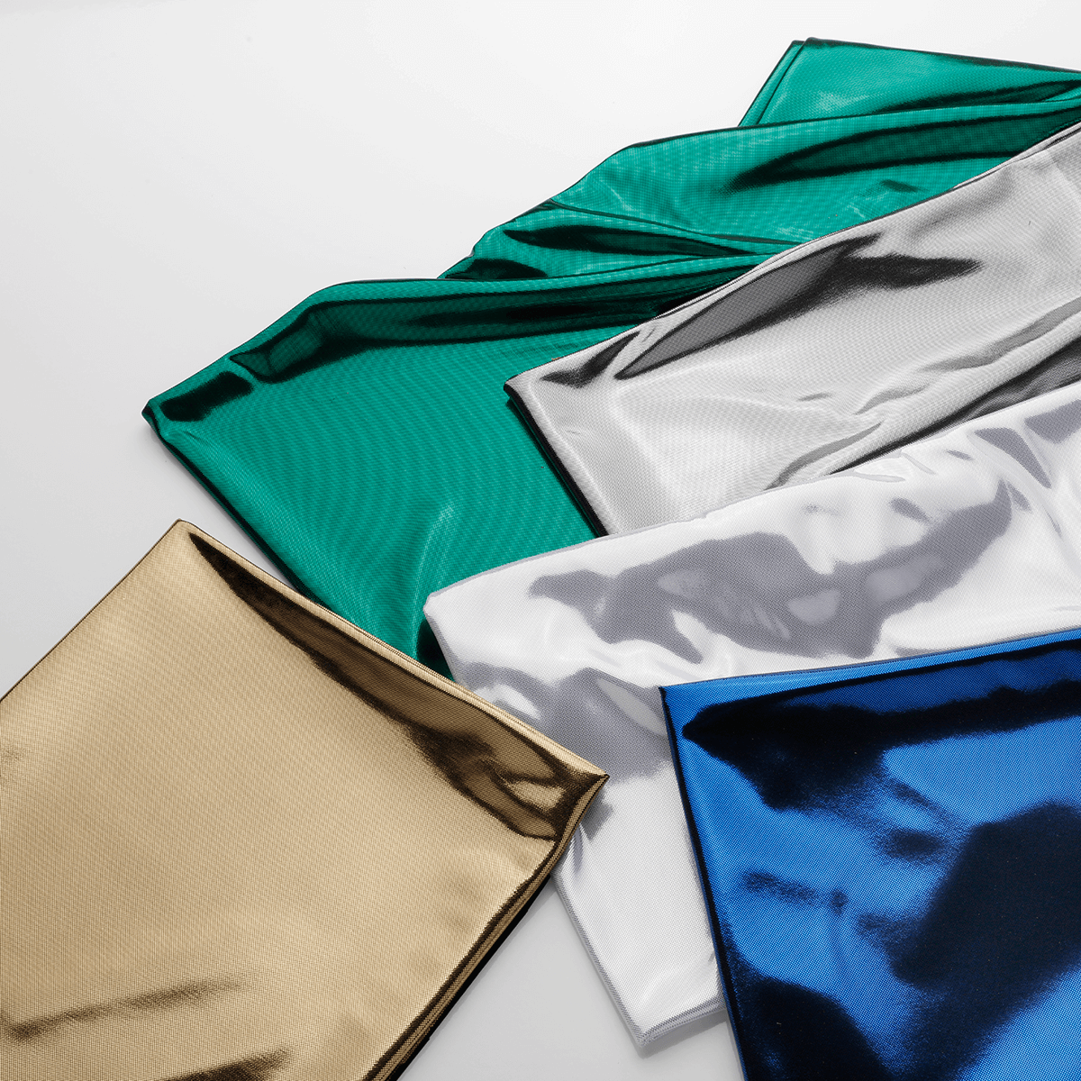 Glossy fabric Foil Jersey gold width 110 cm - 5 Glossy fabric Foil Jersey gold width 110 cm - 5