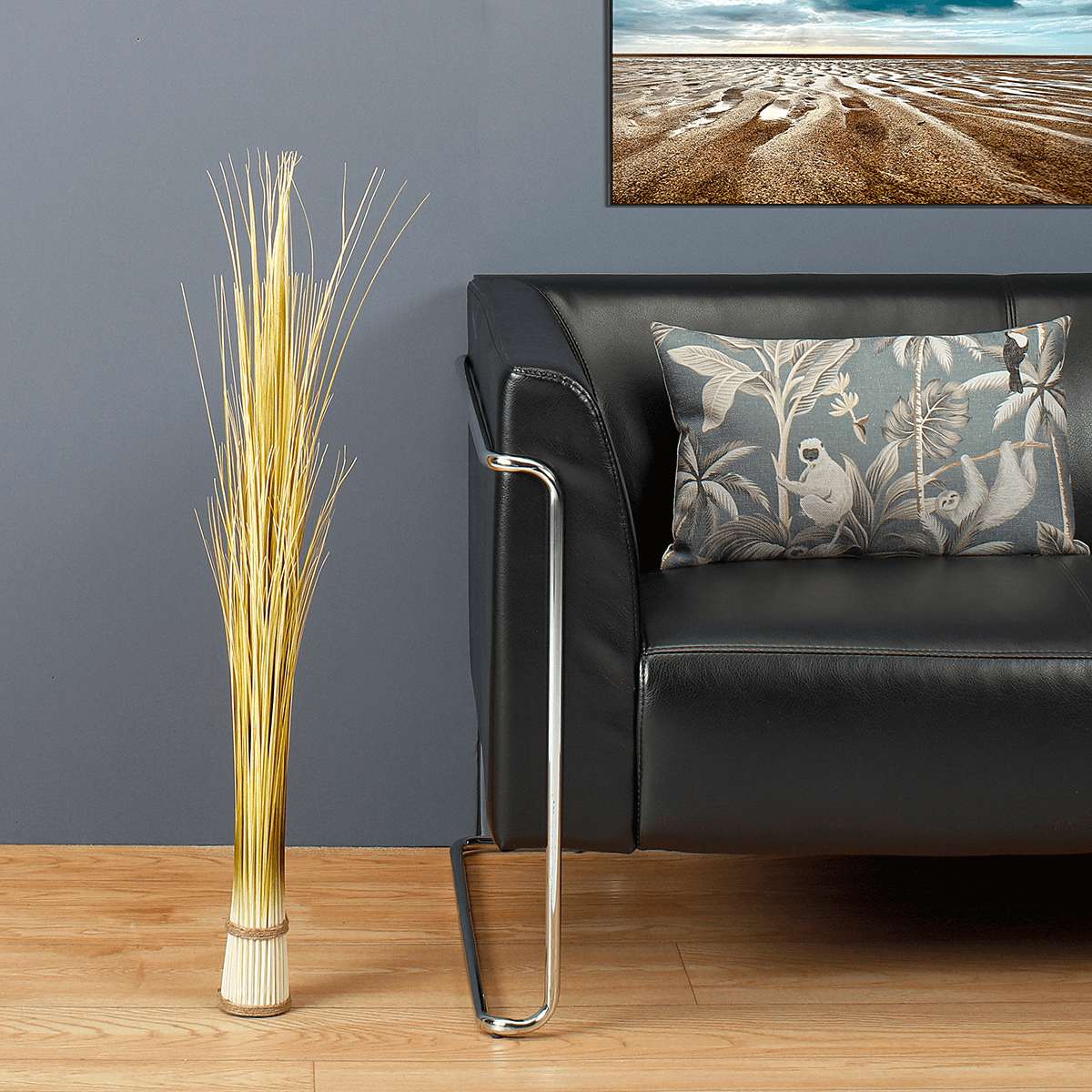 Manojo de hierba decorativa extra largo, longitud 90 cm - 5 Manojo de hierba decorativa extra largo, longitud 90 cm - 5