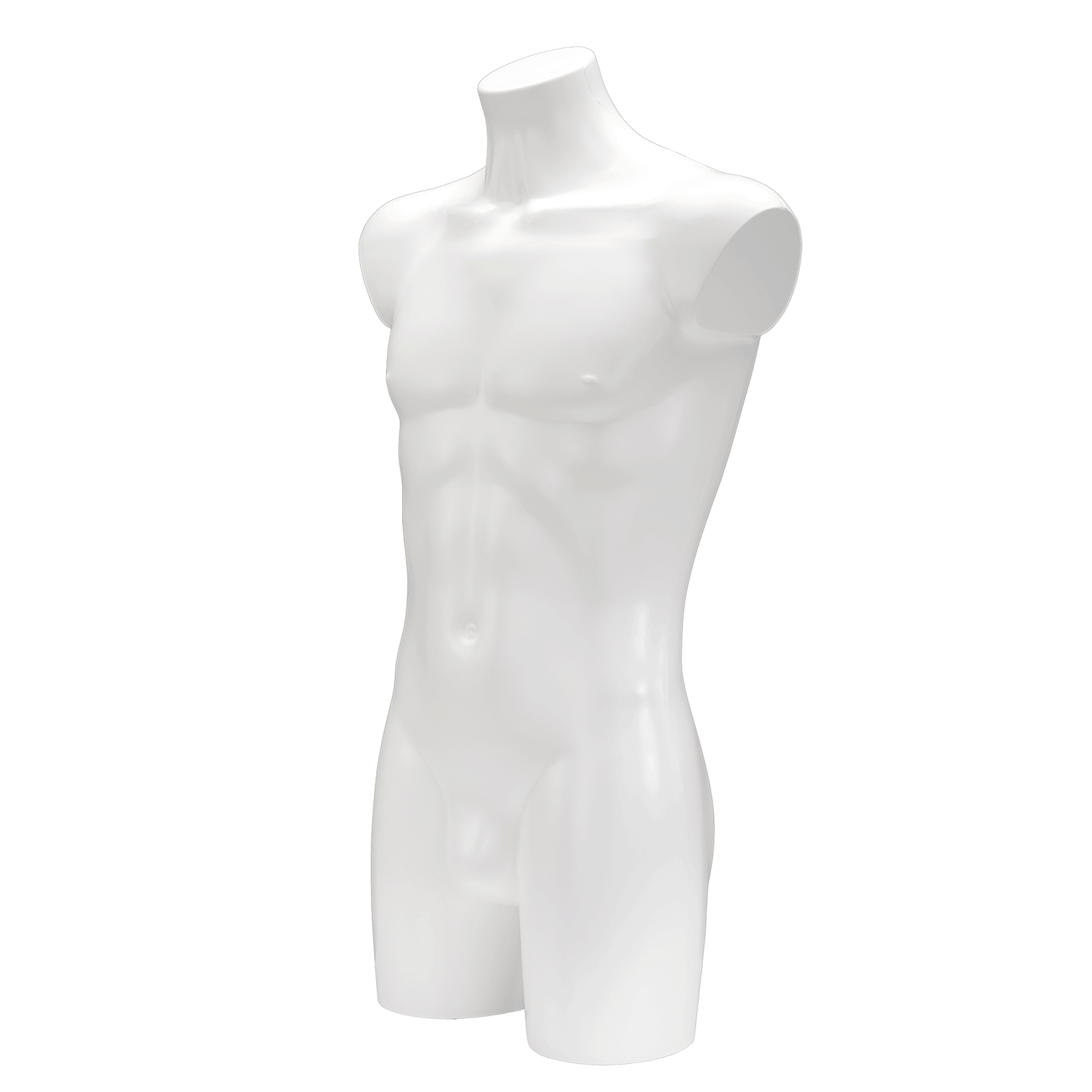 Kunststoff-Torso Herr lackiert 88 cm weiß - 6 Kunststoff-Torso Herr lackiert 88 cm weiß - 6