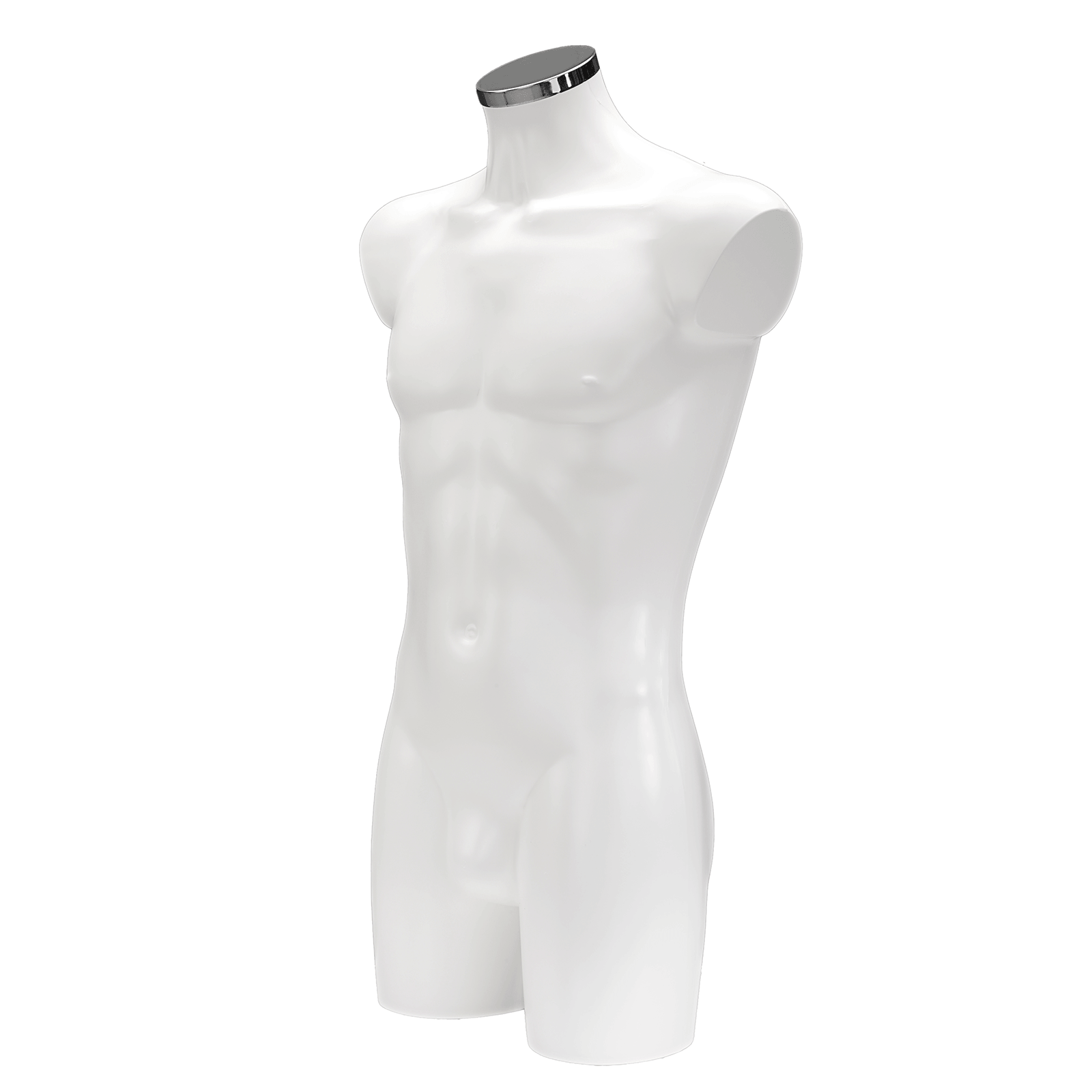 Kunststoff-Torso Herr lackiert 88 cm weiß - 7 Kunststoff-Torso Herr lackiert 88 cm weiß - 7