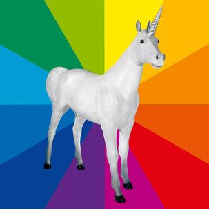 Decorative unicorn height 220 cm