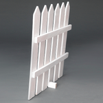 Wooden decorative fence stand, 65 x 60 cm - 1