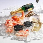 Caviar food replica black - 3