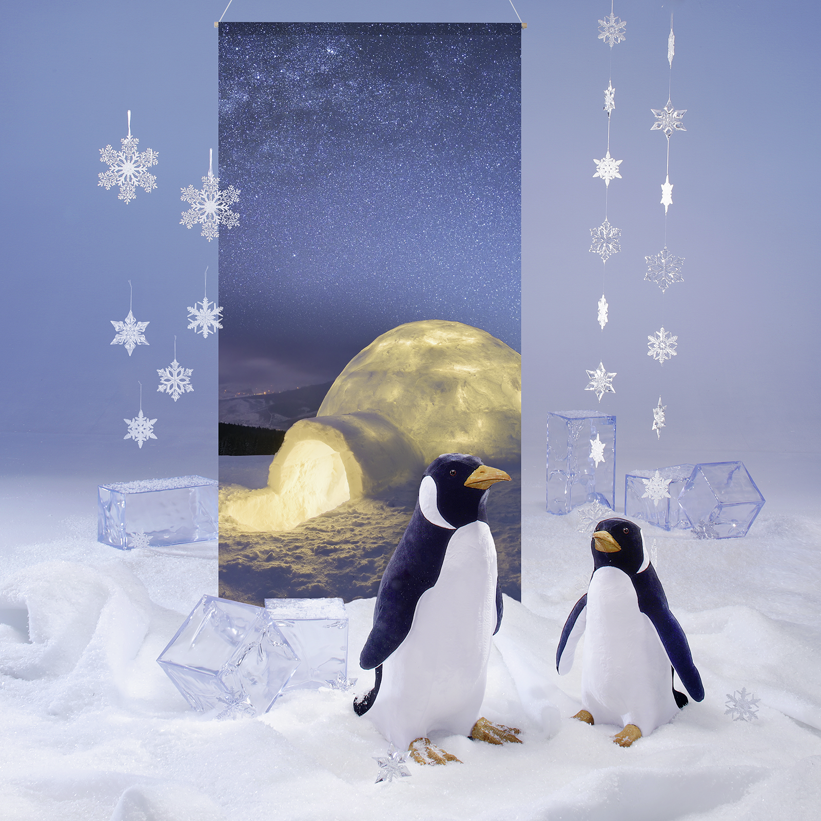 Cubo de hielo decorativo 23 x 46 cm - 2 Cubo de hielo decorativo 23 x 46 cm - 2