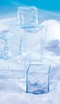 Decorative ice cuboid 23 x 46 cm - 1