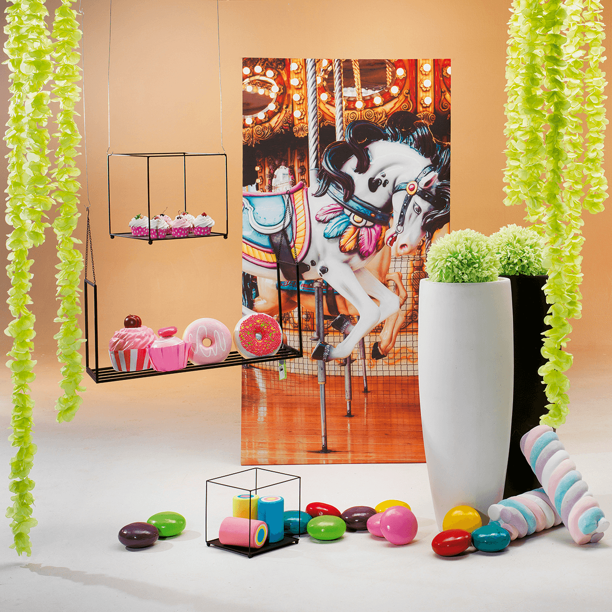 Cherry cupcake food dummy 20 cm - 6 Cherry cupcake food dummy 20 cm - 6