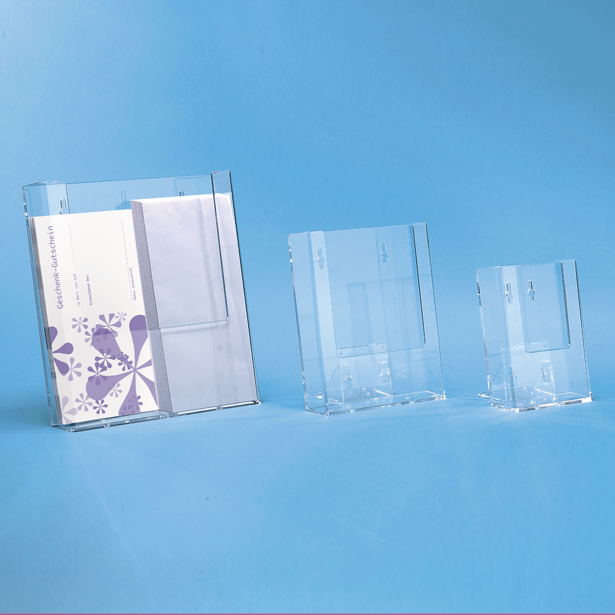 Soporte para folletos Flexi DIN A4 - 4 Soporte para folletos Flexi DIN A4 - 4