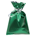 Bolsa de regalo, tono mate, color verde oscuro, 20 x 35 cm - 1