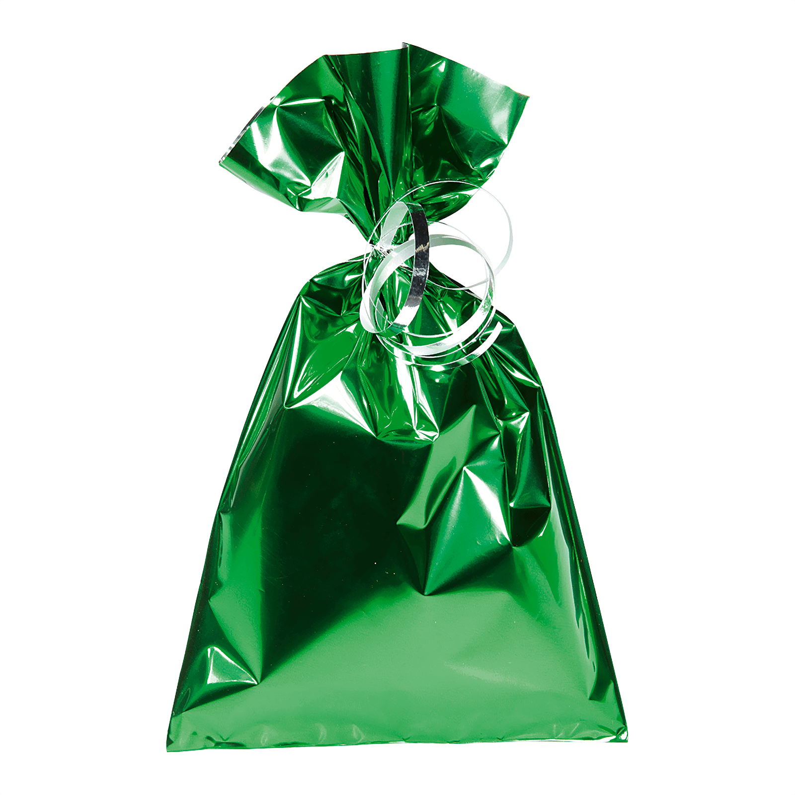 Geschenkbeutel, glänzend, dunkelgrün, 20 x 35 cm - 1 Geschenkbeutel, glänzend, dunkelgrün, 20 x 35 cm - 1