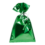 Bolsa de regalo, tono brillante, color verde oscuro, 20 x 35 cm - 1