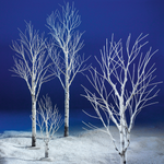 Artificial birch tree, 125 cm - 2