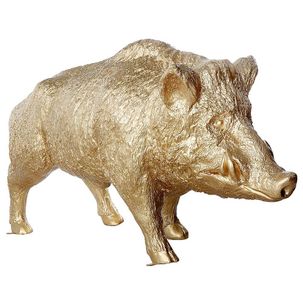 Deko-Wildschwein 160 cm lang, gold