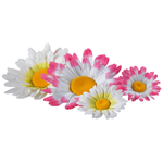 Künstlicher Blütenkopf Gänseblümchen, 55 cm Ø - 1
