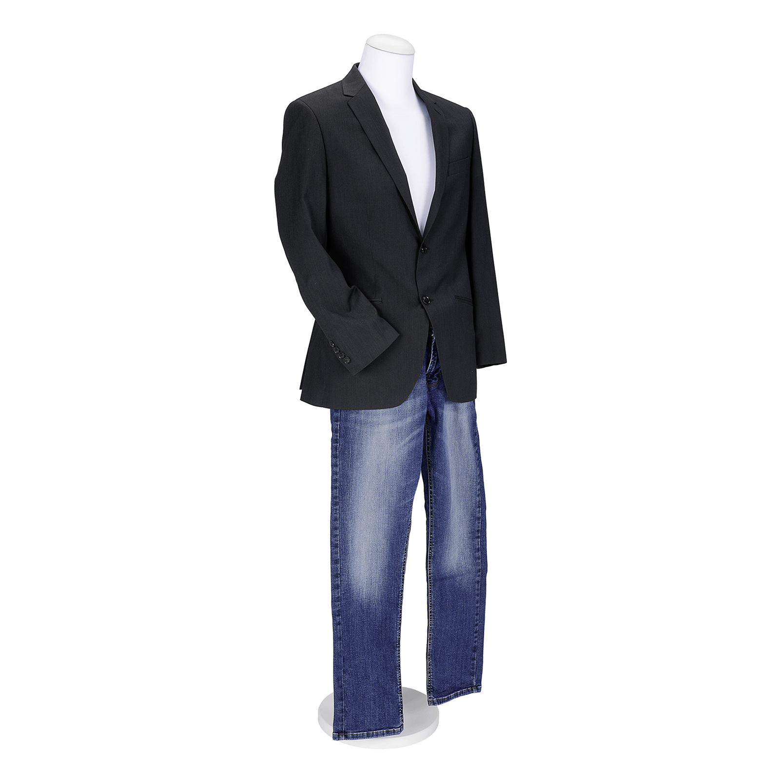 Buste de tailleur homme, buste 78 cm, blanc - 1