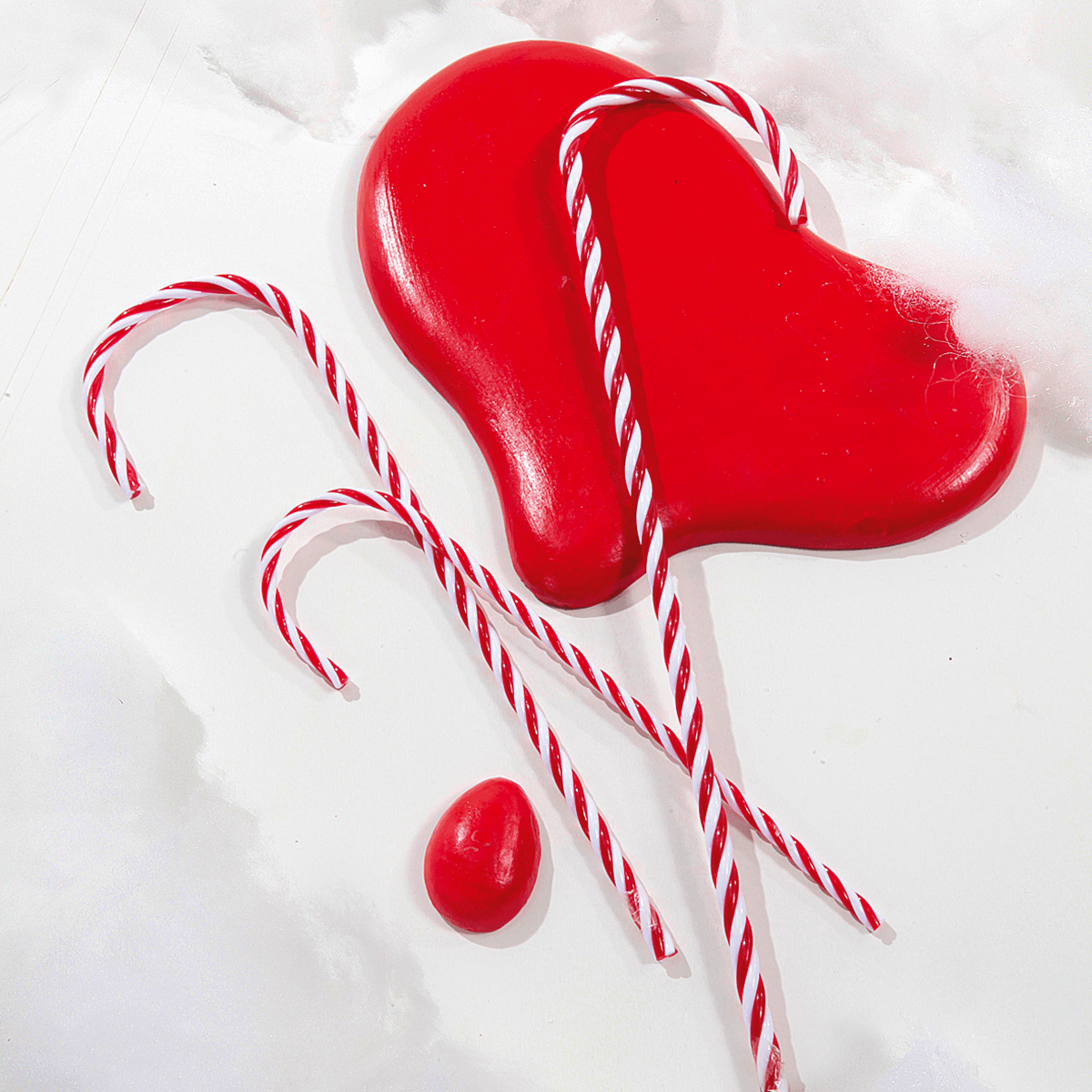 XXL Zuckerstangen Lebensmittel-Attrappe   5 Stück 40 cm - 4 XXL Zuckerstangen Lebensmittel-Attrappe   5 Stück 40 cm - 4
