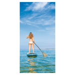 Flame retardant fabric banner "Stand-Up Paddle" made of flag fabric 100 x 200 cm - 0