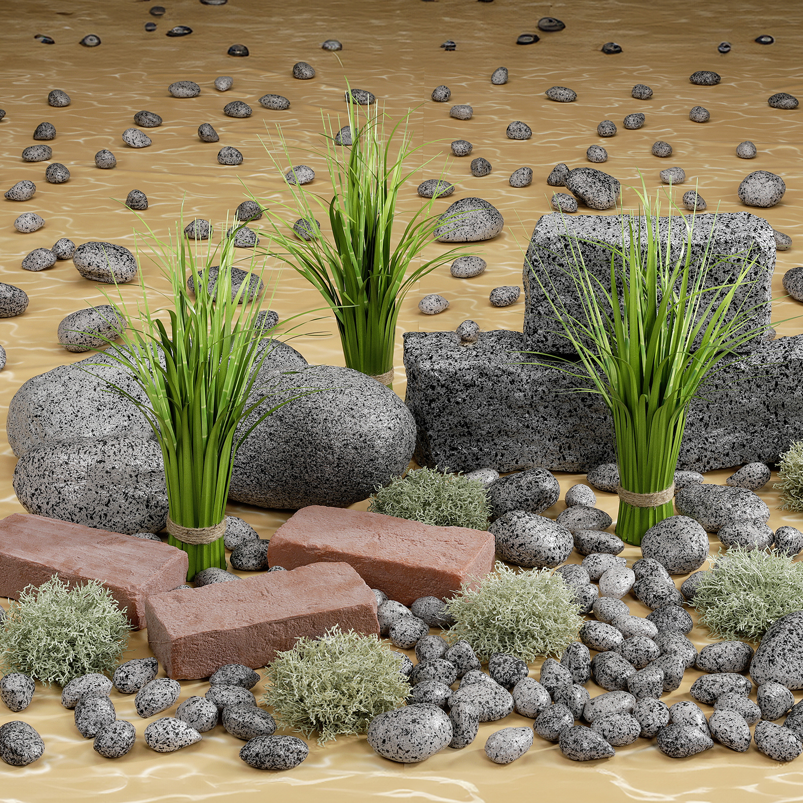 Artificial Grass Bundle 42 x 15 cm (HxW) - 2