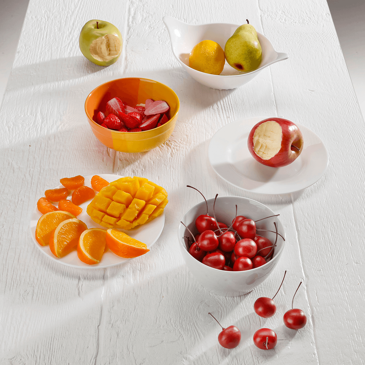 Faux citron déco alimentaire 9 cm - 4