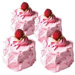 Raspberry cupcake dummies, pack of 4 pieces - 0