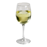 Verre à vin blanc à long pied-alimentation factice 20 cm - 0