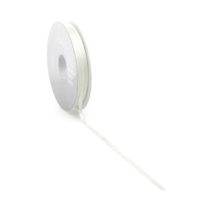 Ruban de satin, 3 mm x 50m crème