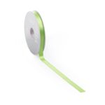 Satin ribbon, 10 mm x 25m light green - 0