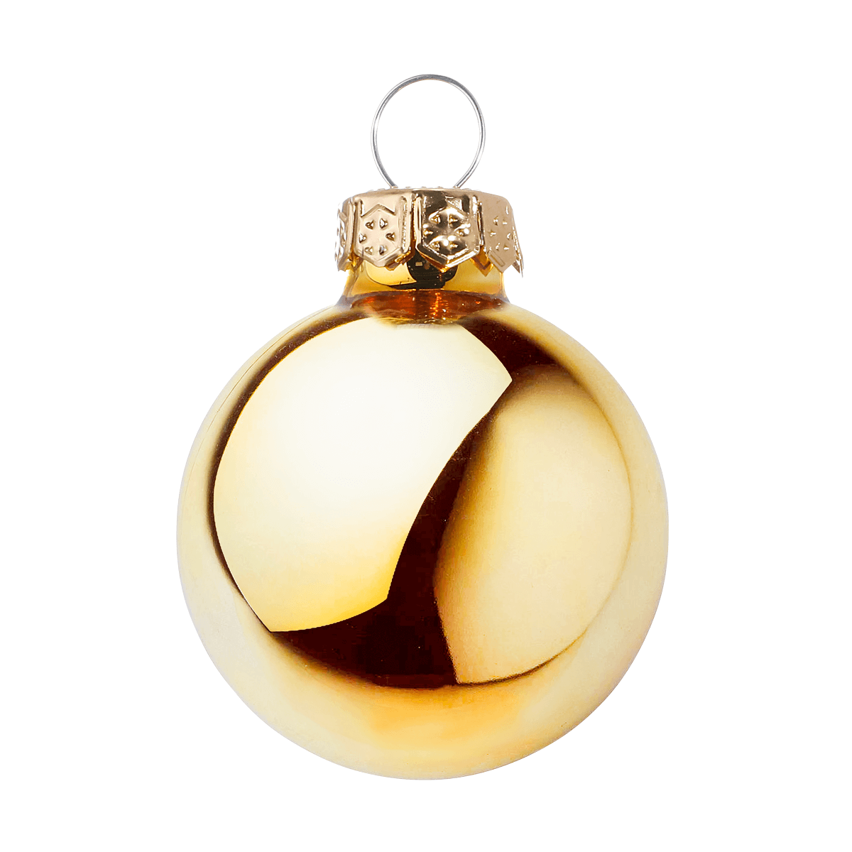 Juego de bolas de cristal de Navidad 9 piezas doradas en caja - 4 Juego de bolas de cristal de Navidad 9 piezas doradas en caja - 4