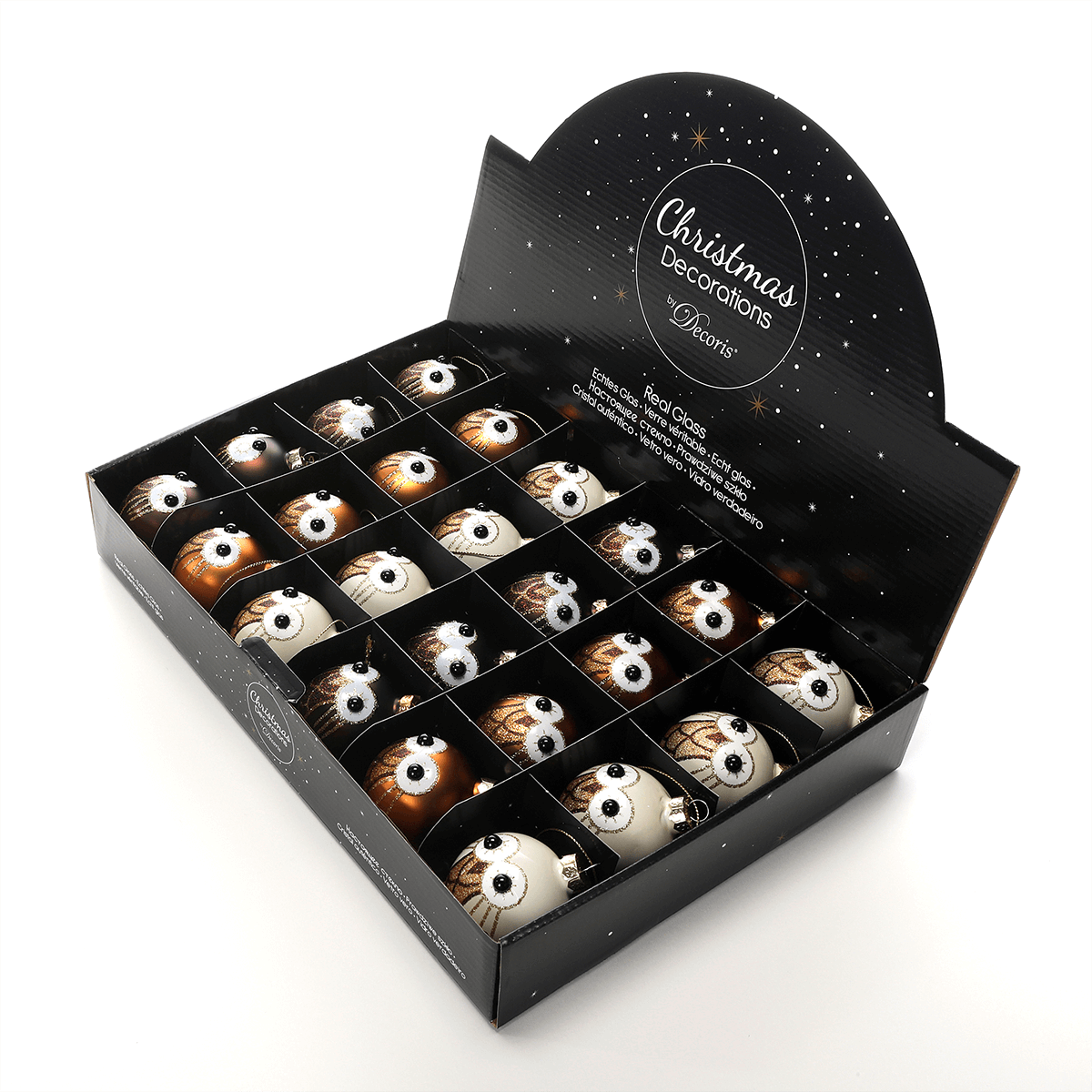 Bola de cristal para colgar "Búho" 24 unidades en caja - 5 Bola de cristal para colgar "Búho" 24 unidades en caja - 5
