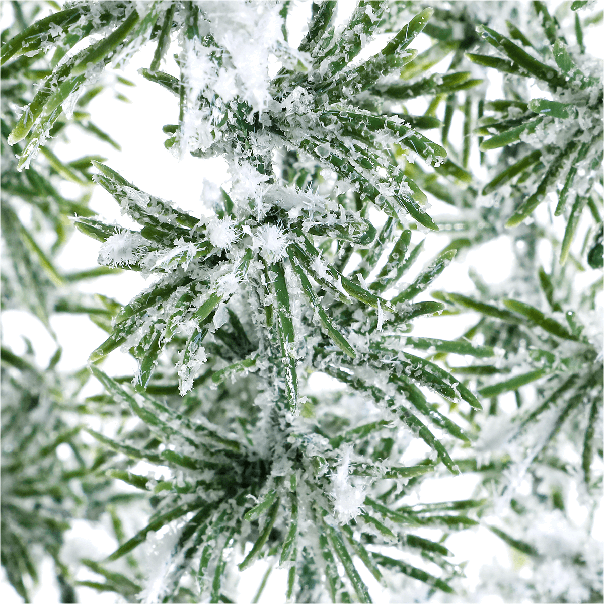 Larch hanger with frost 122 cm  - 1 Larch hanger with frost 122 cm  - 1