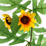 Tournesol artificiel liane 125 cm   - 2