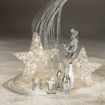 LED metal decorative star 40 cm battery-operated - 6